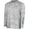 Mossy Oak Mens Fishing Shirts for Men Long Sleeve with UPF 40+ Sun ProtectionShirt(Bonefish)