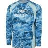 Mossy Oak Mens Fishing Shirts for Men Long Sleeve with UPF 40+ Sun ProtectionShirt(Nautical)