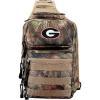 Officially Licensed NCAA “Flyover” Tactical Slingpack, 12″, Mossy Oak(Georgia Bulldogs)