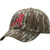 Top of the World mens Mossy Oak Bottomland Original Camo College Crew Adjustable Hat(Alabama Crimson Tide Black)