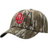 Top of the World mens Mossy Oak Bottomland Original Camo College Crew Adjustable Hat(Oklahoma Sooners Black)