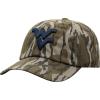 Top of the World mens Mossy Oak Bottomland Original Camo College Crew Adjustable Hat(West Virginia Mountaineers Black)