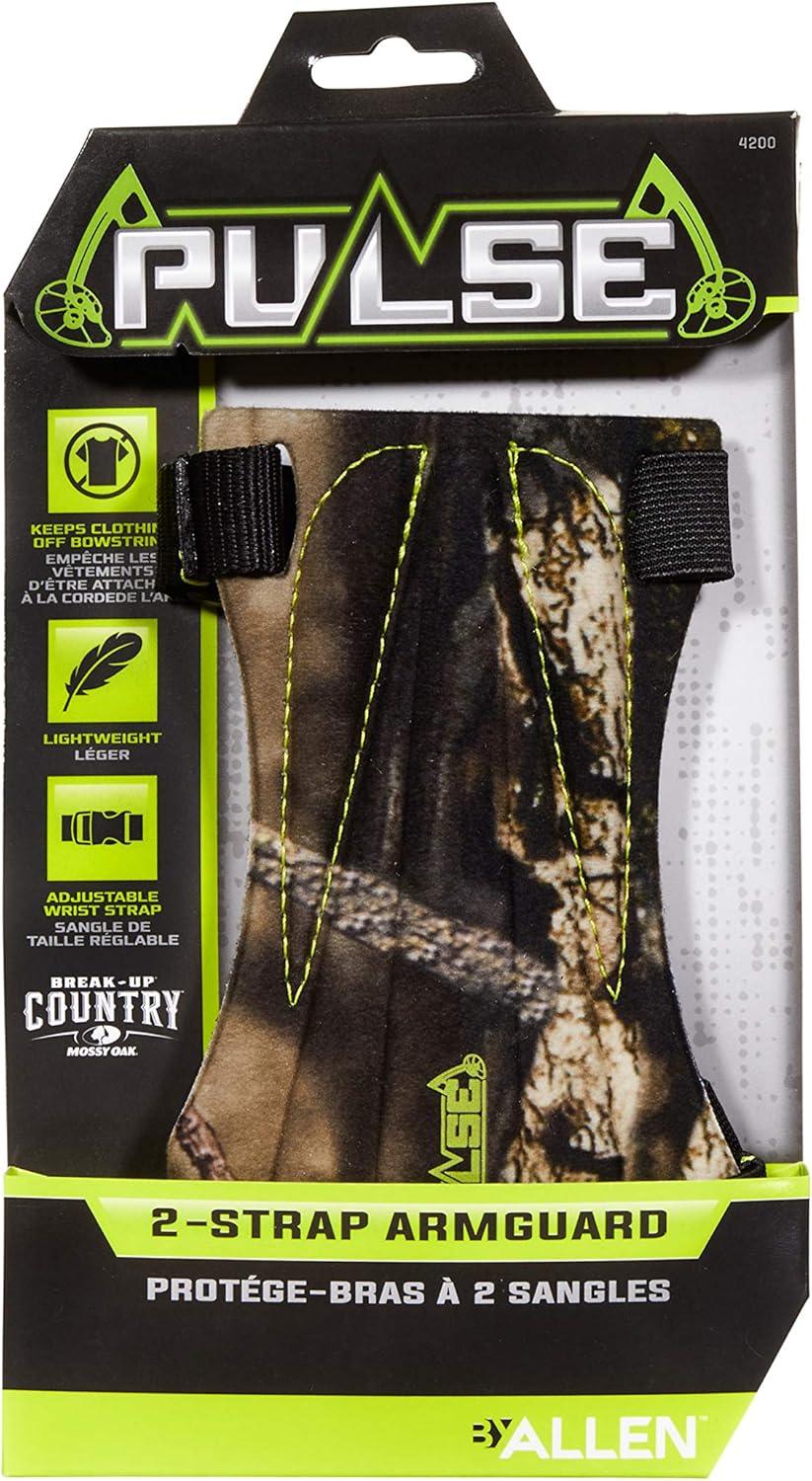 imageAllen 2Strap Archery Armguard 65quot Mossy Oak BreakUp Camo