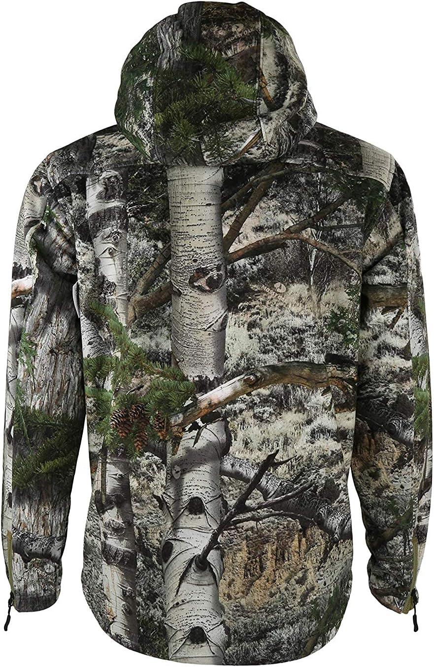 imageKodiak All Season Fleece Insulated Waterproof Windproof Ultra Quiet Camo JacketMo Mountain Country