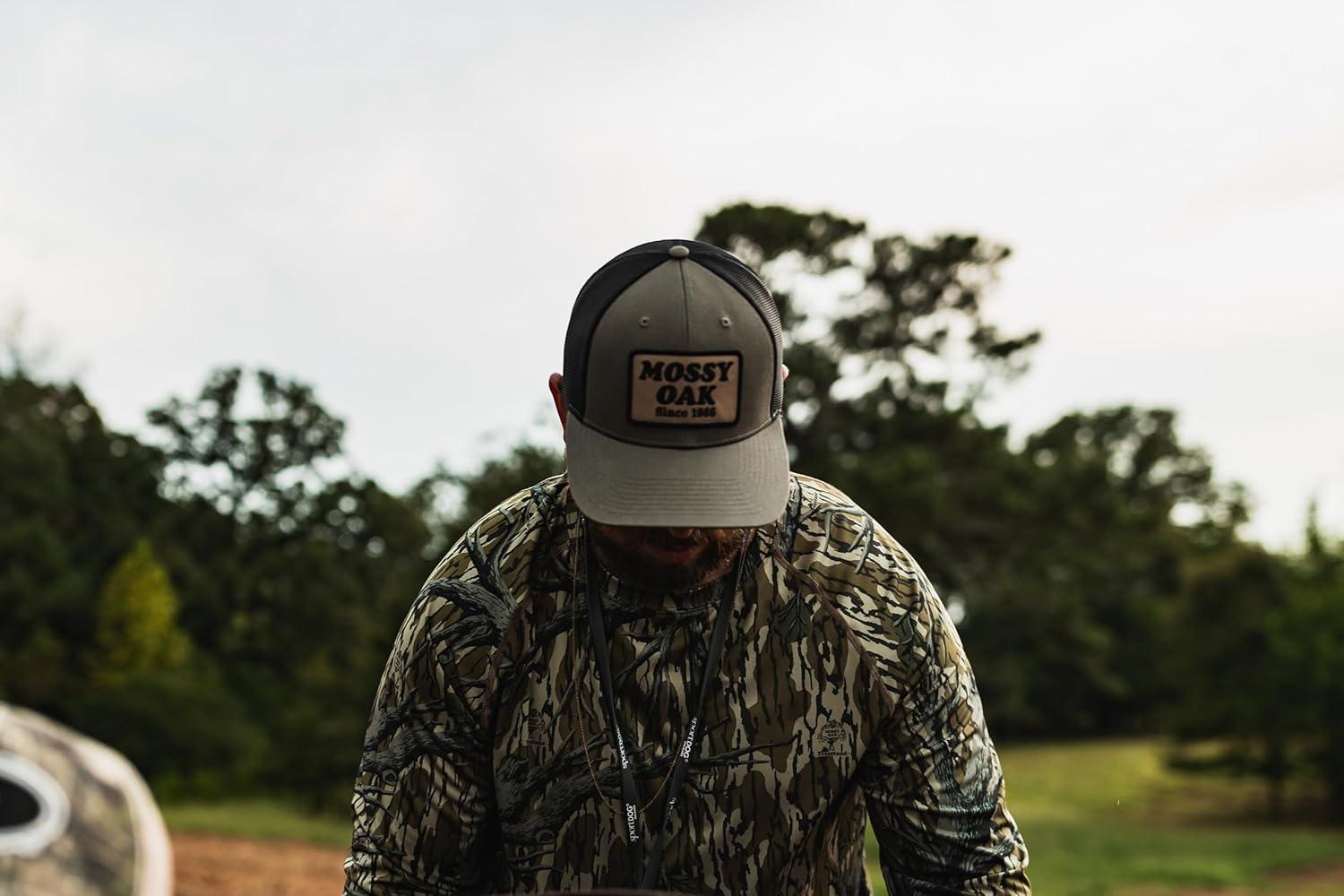 imageMossy Oak Vintage Crewneck Sweatshirt for Men Hunting Camo Shirt with Soft Cotton Blend for Casual Wear Camping ampamp HikingOriginal Bottomland