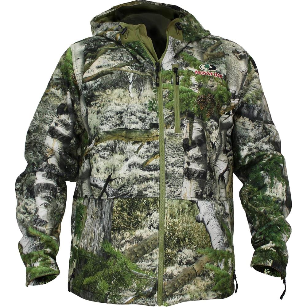 imageKodiak All Season Fleece Insulated Waterproof Windproof Ultra Quiet Camo JacketMo Mountain Country