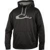 Drake Waterfowl® MST Performance Camouflage Hoodie, Double-Lined Hood, Cotton/Poly Blend, and Kangaroo Pouch for Comfort(Maroon/White)