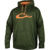 Drake Waterfowl® MST Performance Camouflage Hoodie, Double-Lined Hood, Cotton/Poly Blend, and Kangaroo Pouch for Comfort(Maroon/White)