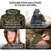 Drake Waterfowl® MST Performance Camouflage Hoodie, Double-Lined Hood, Cotton/Poly Blend, and Kangaroo Pouch for Comfort(Old School Green)