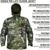 Kodiak All Season Fleece Insulated Waterproof Windproof Ultra Quiet Camo Jacket(Mo Mountain Country)