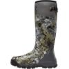 LaCrosse Burly Rubber Hunting & Work Boots for Men – Waterproof ZXT Rubber with Foam Insulation, Top Strap, EVA Footbed, and Slip-Resistant Outsole(Gore Optifade Elevated II)