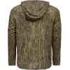 Mossy Oak Men’s Camo Hoodie Lightweight Hunting Shirts(Bottomland)