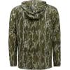 Mossy Oak Men’s Camo Hoodie Lightweight Hunting Shirts(Original Bottomland)