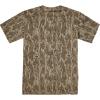 Mossy Oak Short Sleeve Cotton Mens Camo Hunting Shirt(Bottomland)