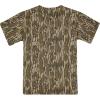 Mossy Oak Short Sleeve Cotton Mens Camo Hunting Shirt(Original Bottomland)