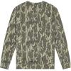 Mossy Oak Vintage Crewneck Sweatshirt for Men | Hunting Camo Shirt with Soft Cotton Blend for Casual Wear, Camping, & Hiking(Original Bottomland)