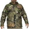 Rainier Late Season Primaloft Silver Down Insulated Country Camo Winter Hunting Jacket(Mo Break Up Country)