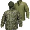 All Season 3-N-1 Waterproof Insulated Bottomland Camo Hunting Jacket with Removable Insulated Liner(Mo Bottomland)
