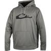 Drake Waterfowl® MST Performance Camouflage Hoodie, Double-Lined Hood, Cotton/Poly Blend, and Kangaroo Pouch for Comfort(Gray/Black)