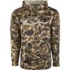 Drake Waterfowl® MST Performance Camouflage Hoodie, Double-Lined Hood, Cotton/Poly Blend, and Kangaroo Pouch for Comfort(Old School)