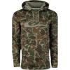 Drake Waterfowl® MST Performance Camouflage Hoodie, Double-Lined Hood, Cotton/Poly Blend, and Kangaroo Pouch for Comfort(Old School Green)
