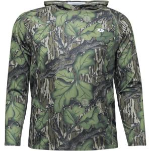 Mossy Oak Men’s Camo Hoodie Lightweight Hunting Shirts(Full Foliage)
