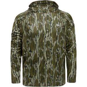 Mossy Oak Men’s Camo Hoodie Lightweight Hunting Shirts(Original Bottomland)