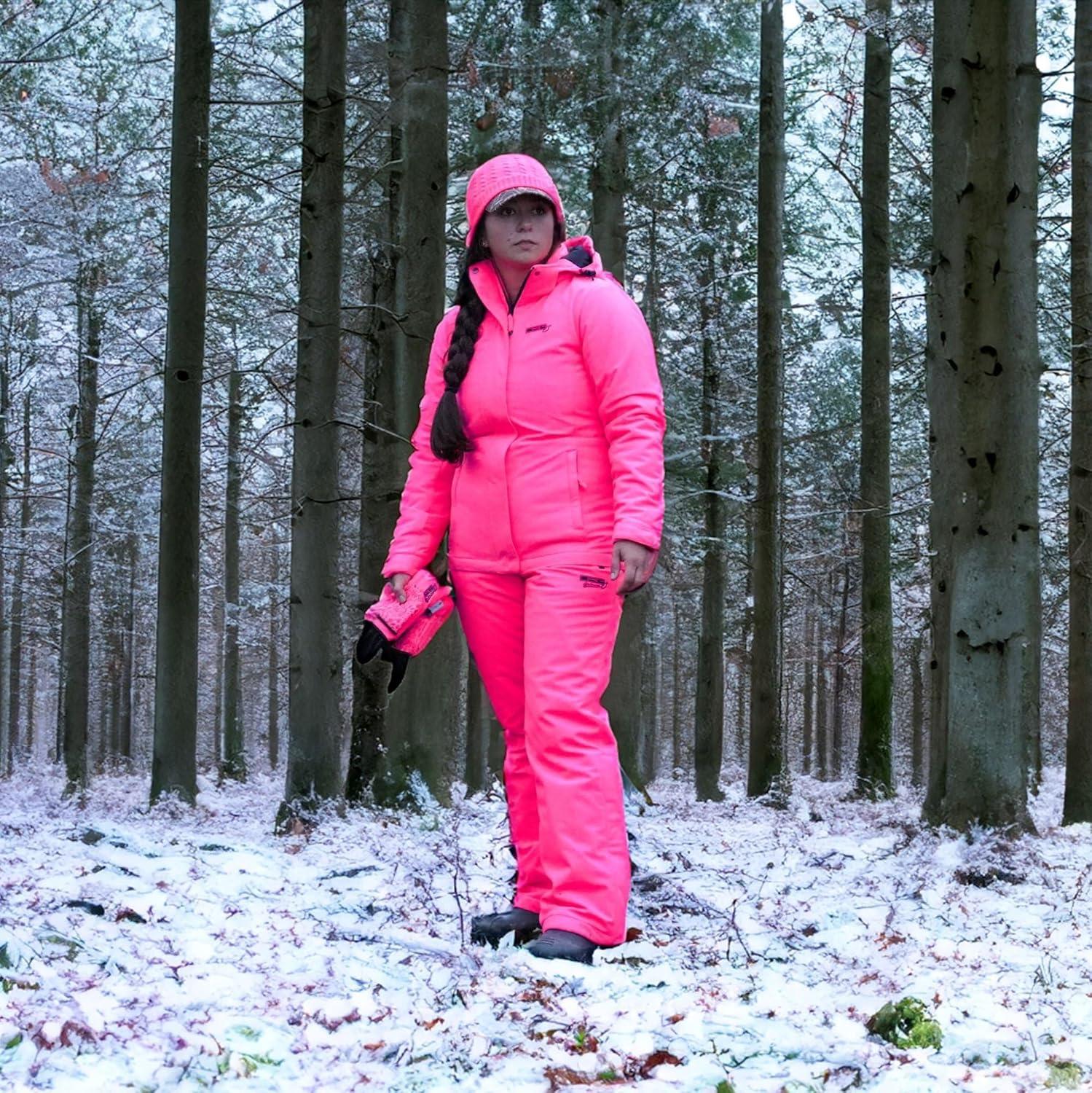 imageDOING SOMETHING GREAT DSG Outerwear Addie Womens Hunting Pants Insulated Water Resistant Quiet Tricot FabricBlaze Pink