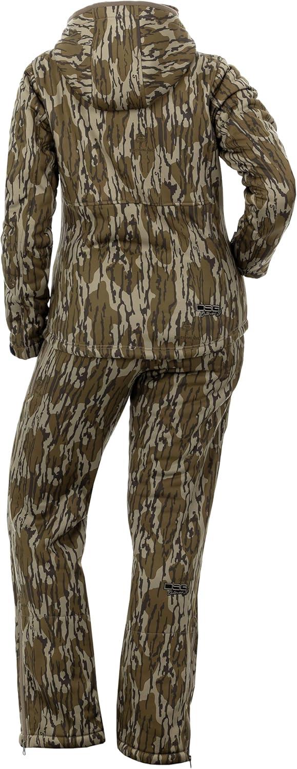 imageDOING SOMETHING GREAT DSG Outerwear Womens Breanna Hunting Pullover SherpaLined DWR FinishMossy Oak Bottomland Original