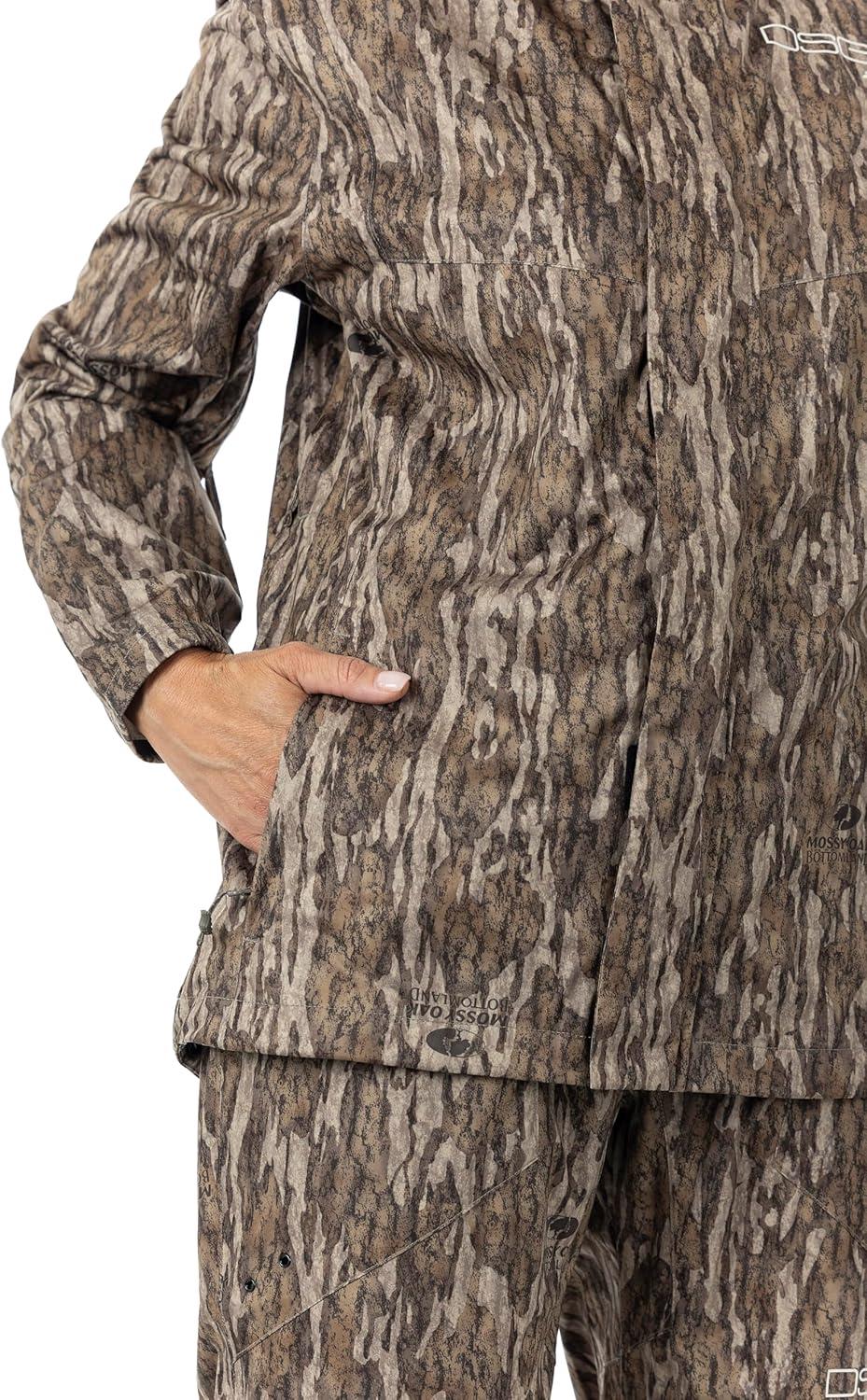 imageDOING SOMETHING GREAT DSG Outerwear Womens Nova Hunting Rain JacketsMossy Oak Bottomland New