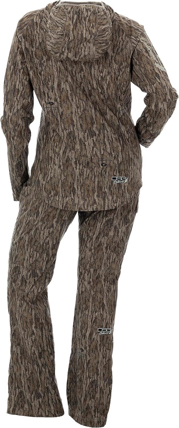 imageDOING SOMETHING GREAT Womens Bexley 30 Ripstop Tech Hunting Pants Warm Climate Ultra LightWeight DWR TreatedMossy Oak Bottomland 30