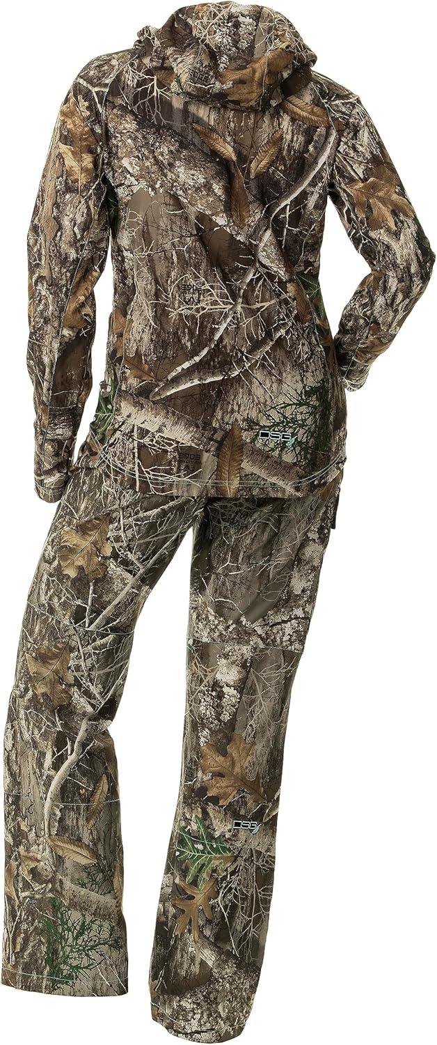 imageDOING SOMETHING GREAT Womens Bexley 30 Ripstop Tech Hunting Pants Warm Climate Ultra LightWeight DWR TreatedRealtree Edge 30