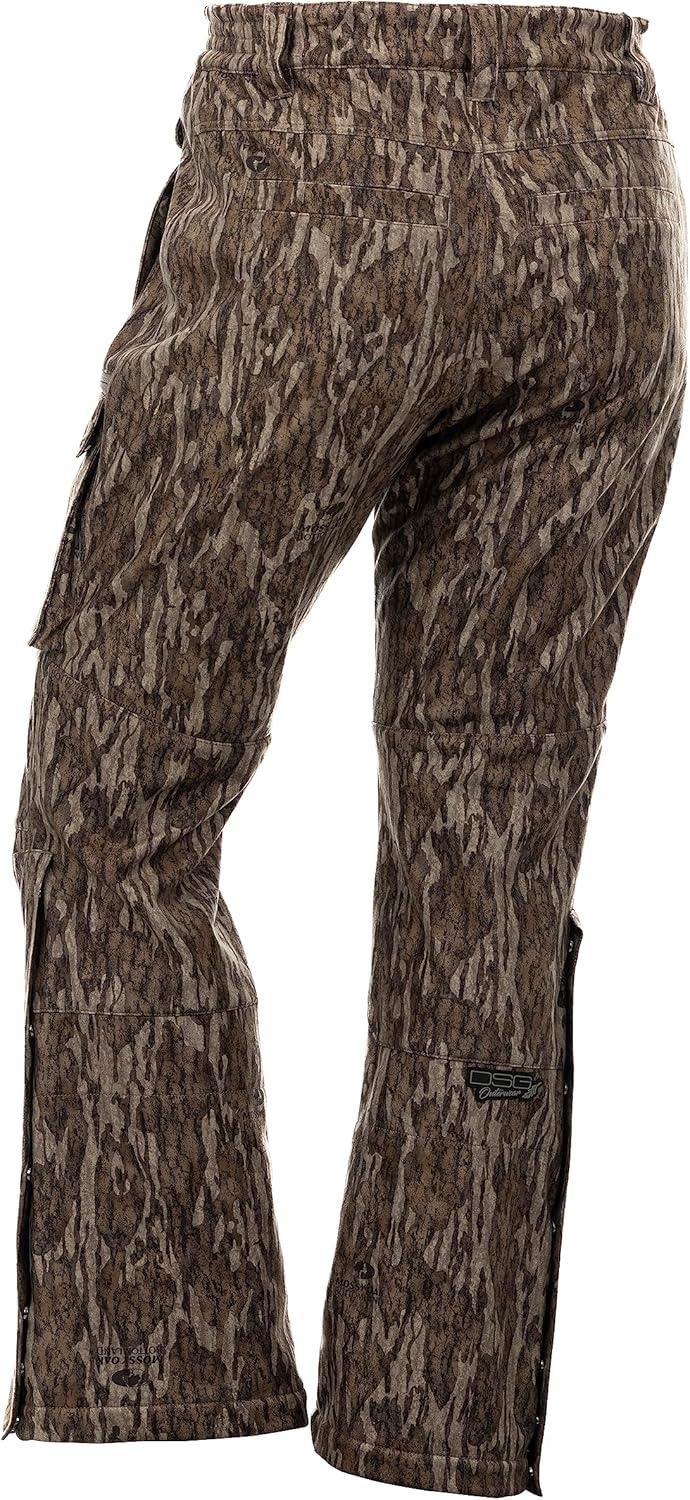 imageDSG Outerwear Ava 30 Camouflage Hunting Pants for Women DWR Waterproof with Scent Control Cargo Pocket ampamp Removable PouchMossy Oak Bottomland New 30