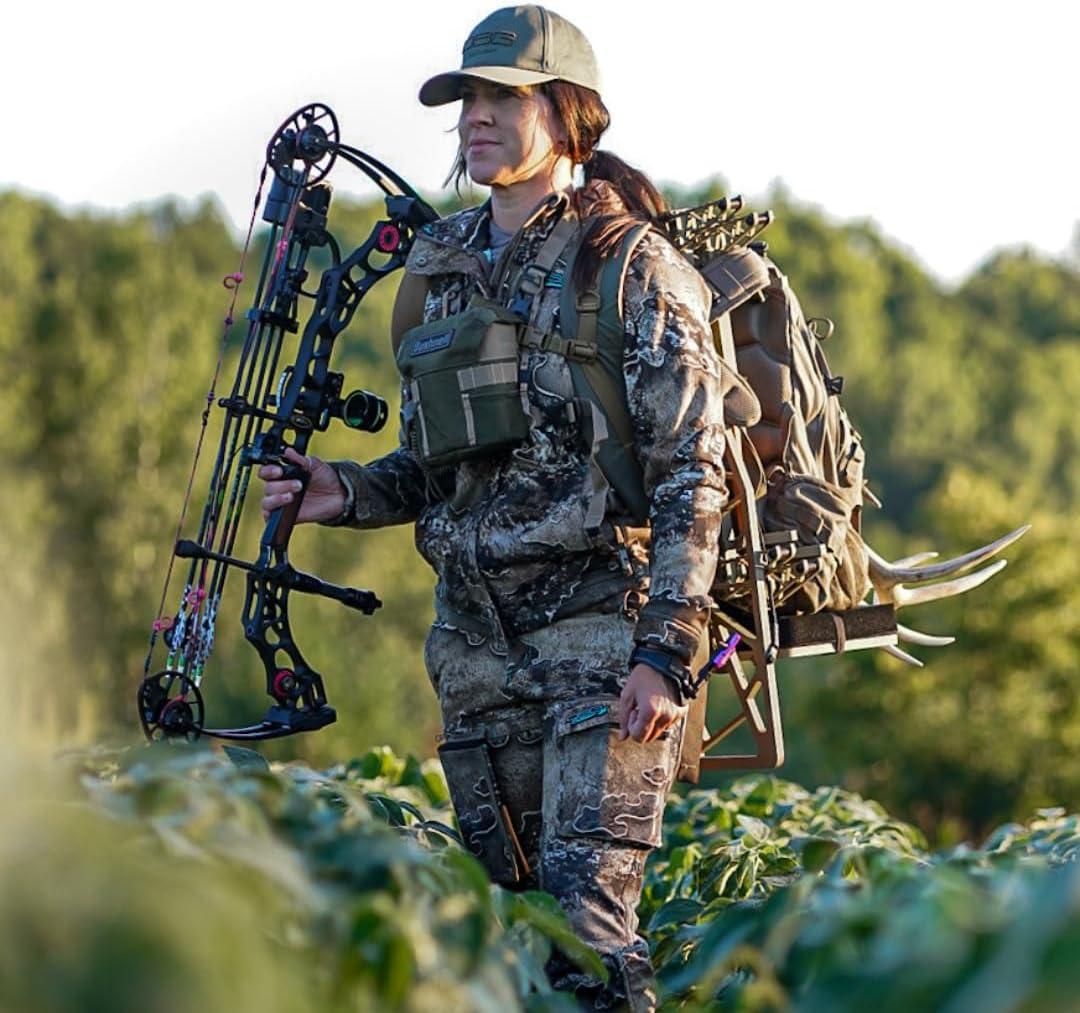 imageDSG Outerwear Womens Ava 30 3in1 Camouflage Hunting Jacket with Scent Control Waterproof Pockets ampamp Removable HoodRealtree Excape 30