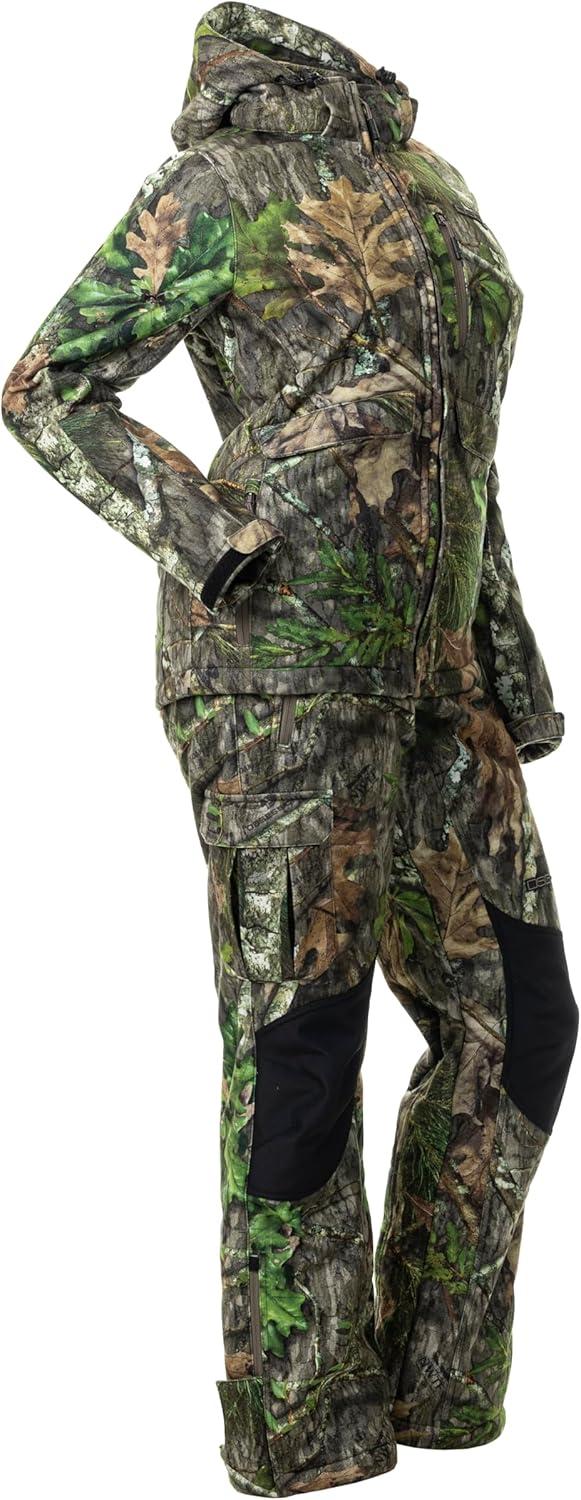 imageDSG Outerwear Womens Ella 30 Hunting Jacket Mild Climate Windproof SherpaLined Coat with Removable Hood ampamp DWR FinishMossy Oak Obsession 30