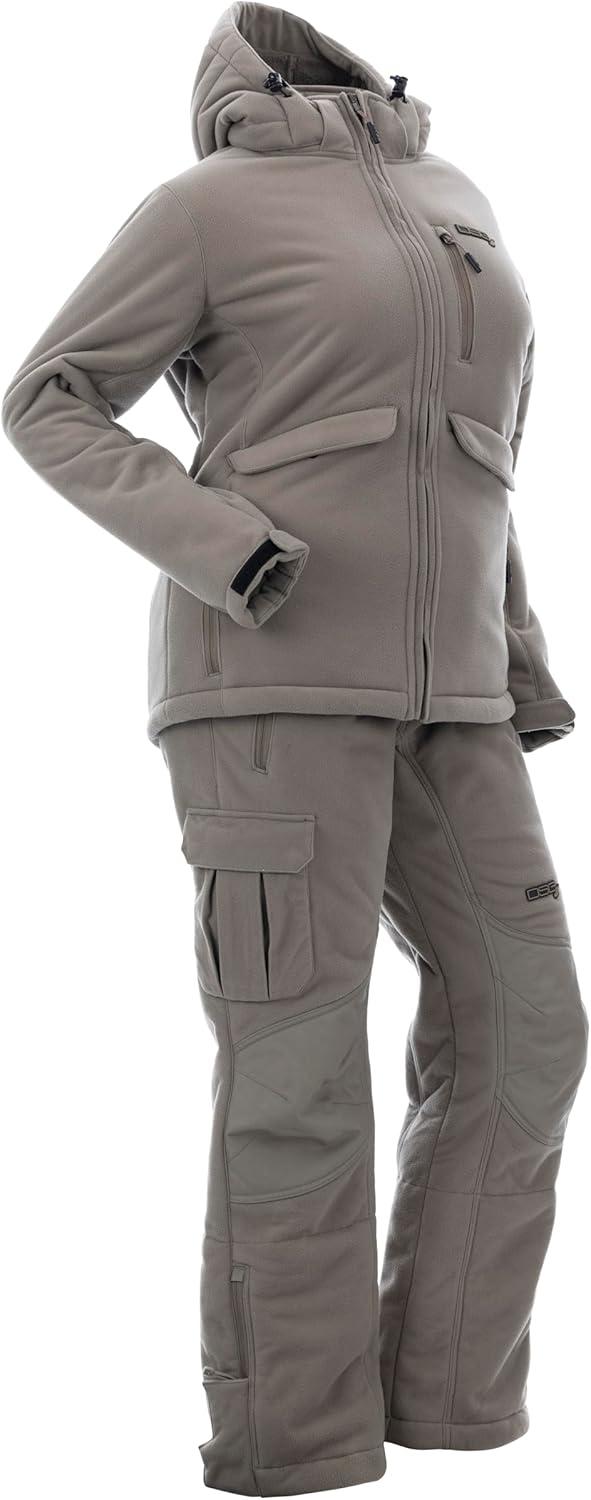 imageDSG Outerwear Womens Ella 30 Hunting Jacket Mild Climate Windproof SherpaLined Coat with Removable Hood ampamp DWR FinishStone 30