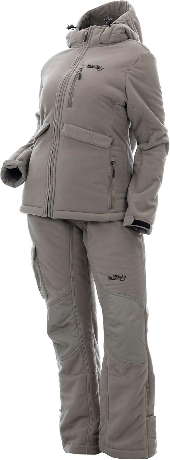 imageDSG Outerwear Womens Ella 30 Hunting Jacket Mild Climate Windproof SherpaLined Coat with Removable Hood ampamp DWR FinishStone 30