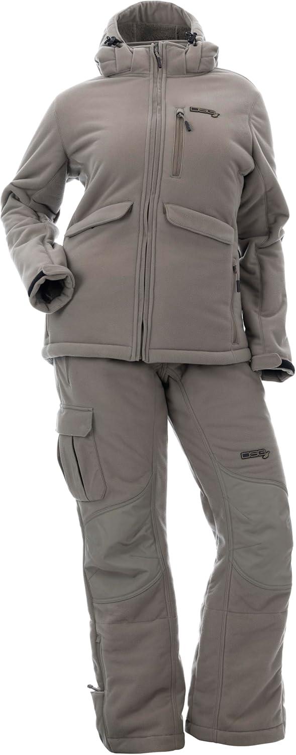 imageDSG Outerwear Womens Ella 30 Hunting Jacket Mild Climate Windproof SherpaLined Coat with Removable Hood ampamp DWR FinishStone 30