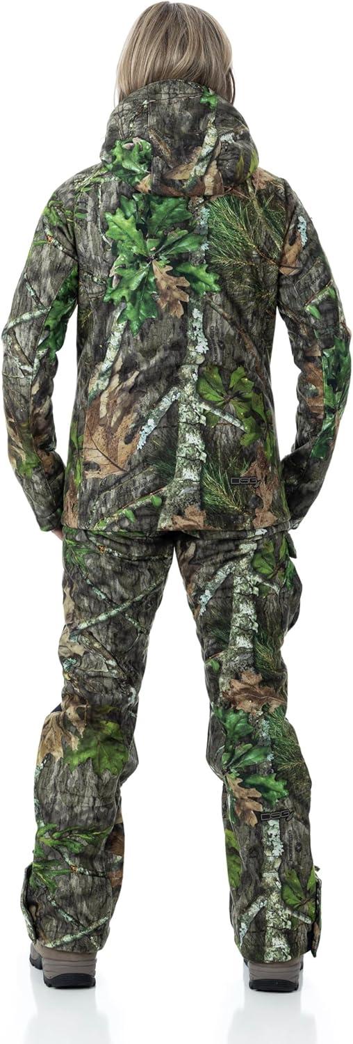 imageDSG Outerwear Womens Ella 30 Hunting Pants Mild Climate Windproof SherpaLined Pants with Adjustable Inseam ampamp DWR FinishMossy Oak Obsession 30