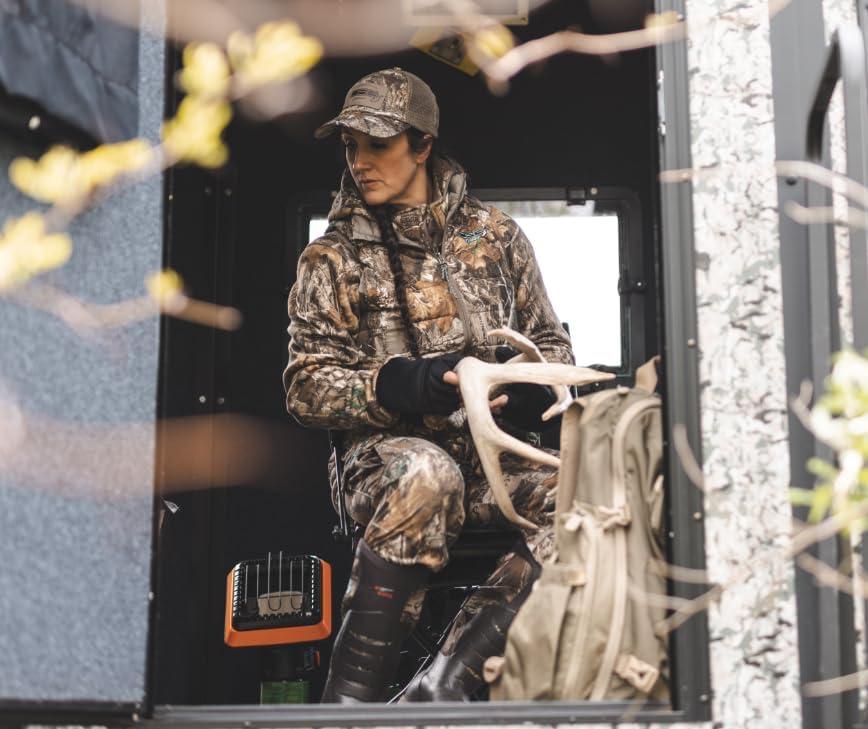 imageDSG Outerwear Womens Reversible Puffer Vest Insulated Water Resistant Hunting ampamp Casual VestRealtree EdgeStone