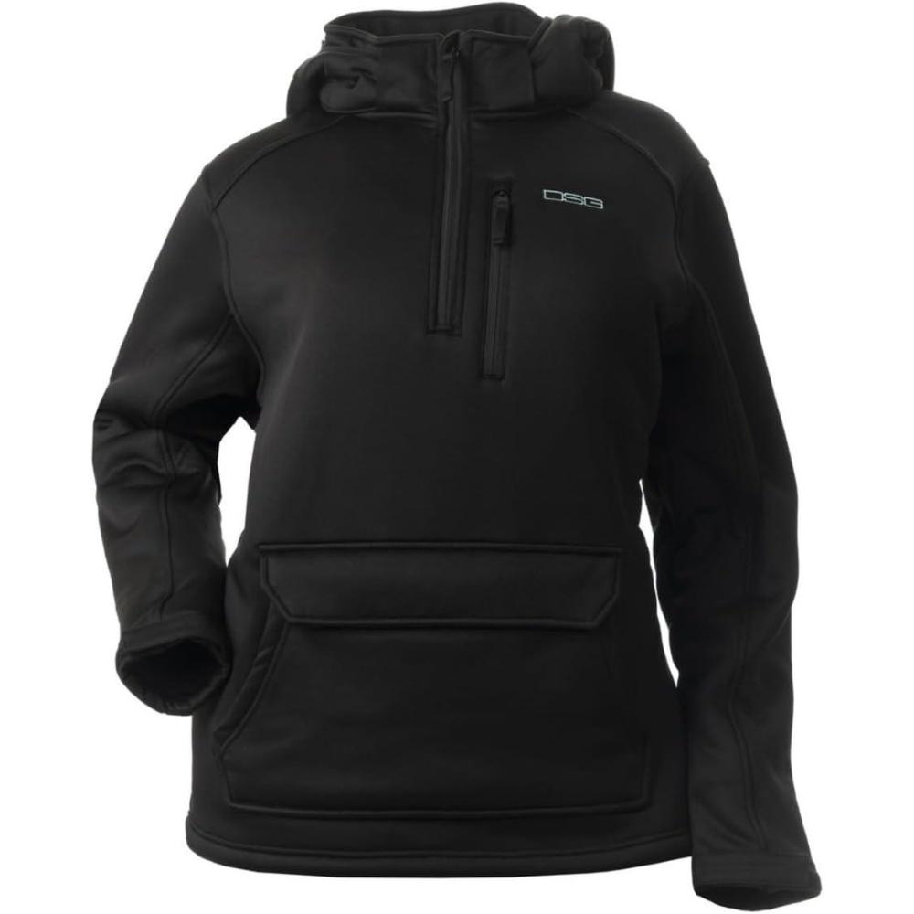 imageDOING SOMETHING GREAT DSG Outerwear Womens Breanna Hunting Pullover SherpaLined DWR FinishBlack 20
