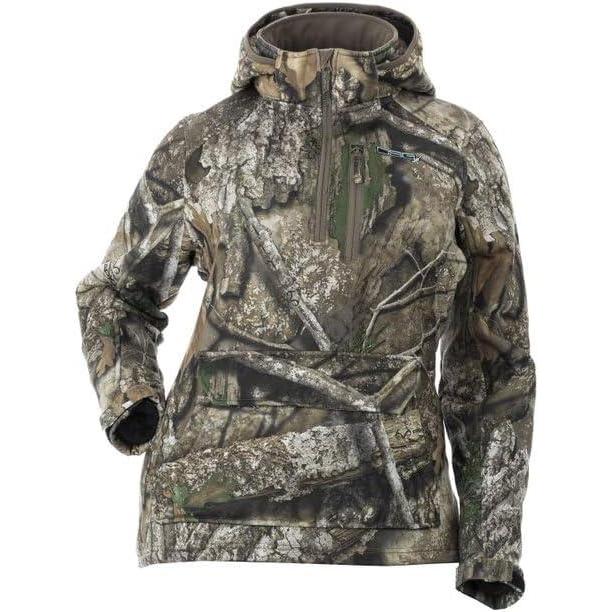 imageDOING SOMETHING GREAT DSG Outerwear Womens Breanna Hunting Pullover SherpaLined DWR FinishRealtree Apx 20
