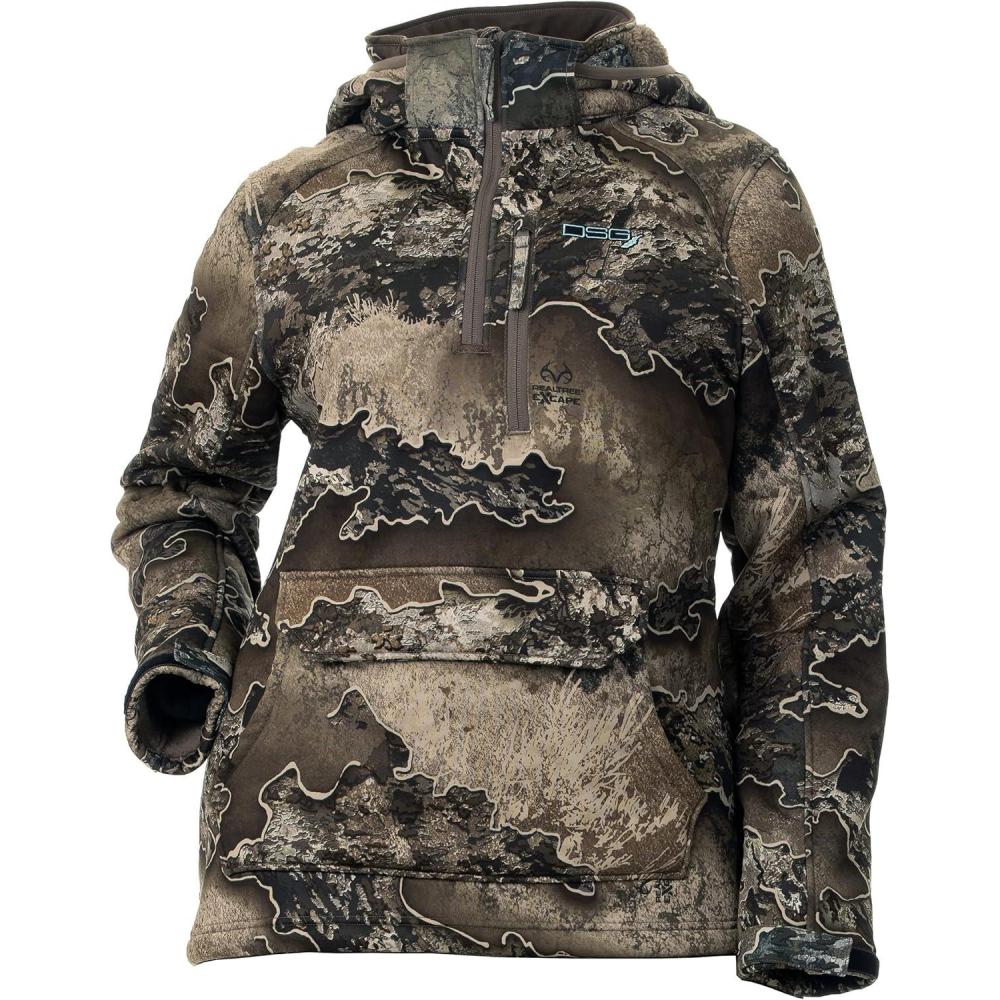 imageDOING SOMETHING GREAT DSG Outerwear Womens Breanna Hunting Pullover SherpaLined DWR FinishRealtree Excape 20