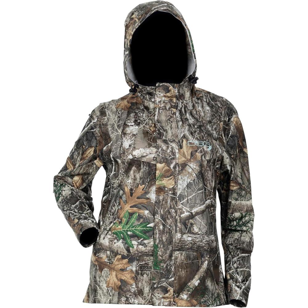 imageDOING SOMETHING GREAT DSG Outerwear Womens Nova Hunting Rain JacketsRealtree Edge