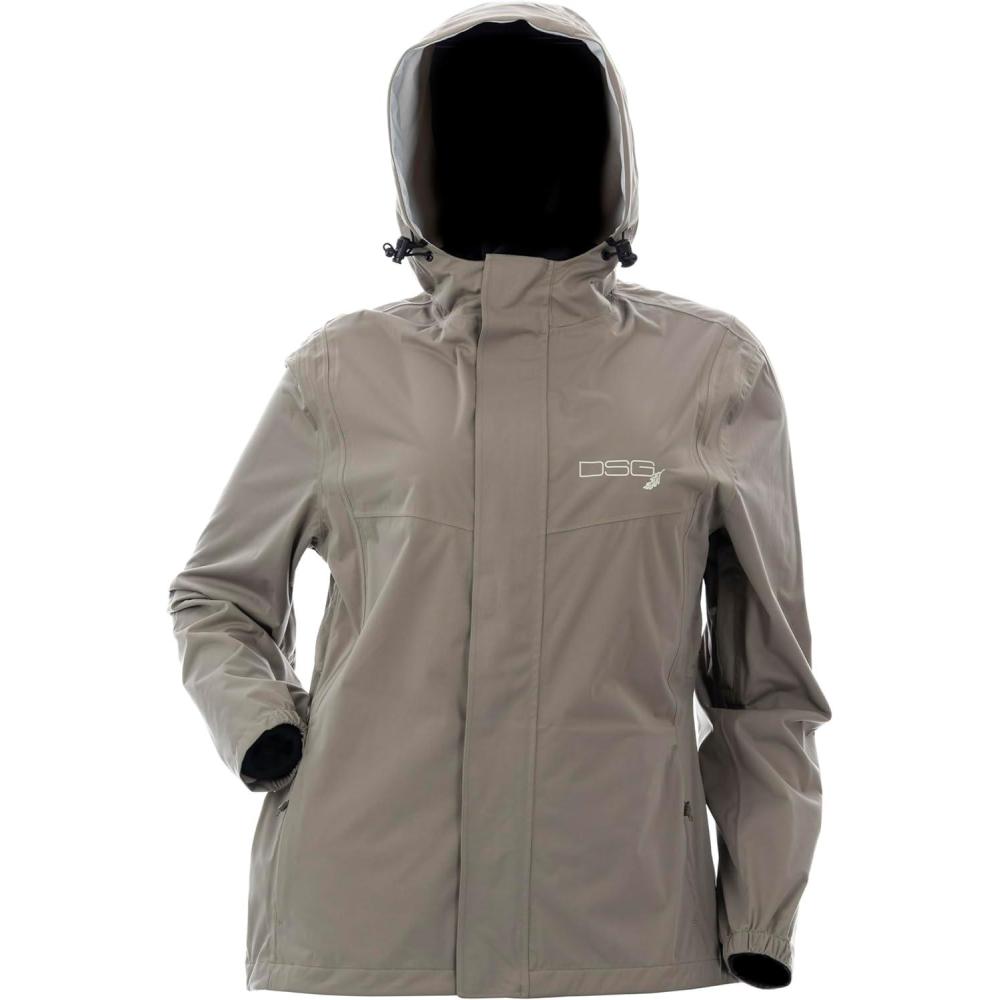 imageDOING SOMETHING GREAT DSG Outerwear Womens Nova Hunting Rain JacketsStone