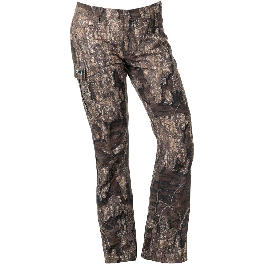 imageDOING SOMETHING GREAT Womens Bexley 30 Ripstop Tech Hunting Pants  Warm Climate Ultra LightWeight DWR TreatedRealtree Timber 30
