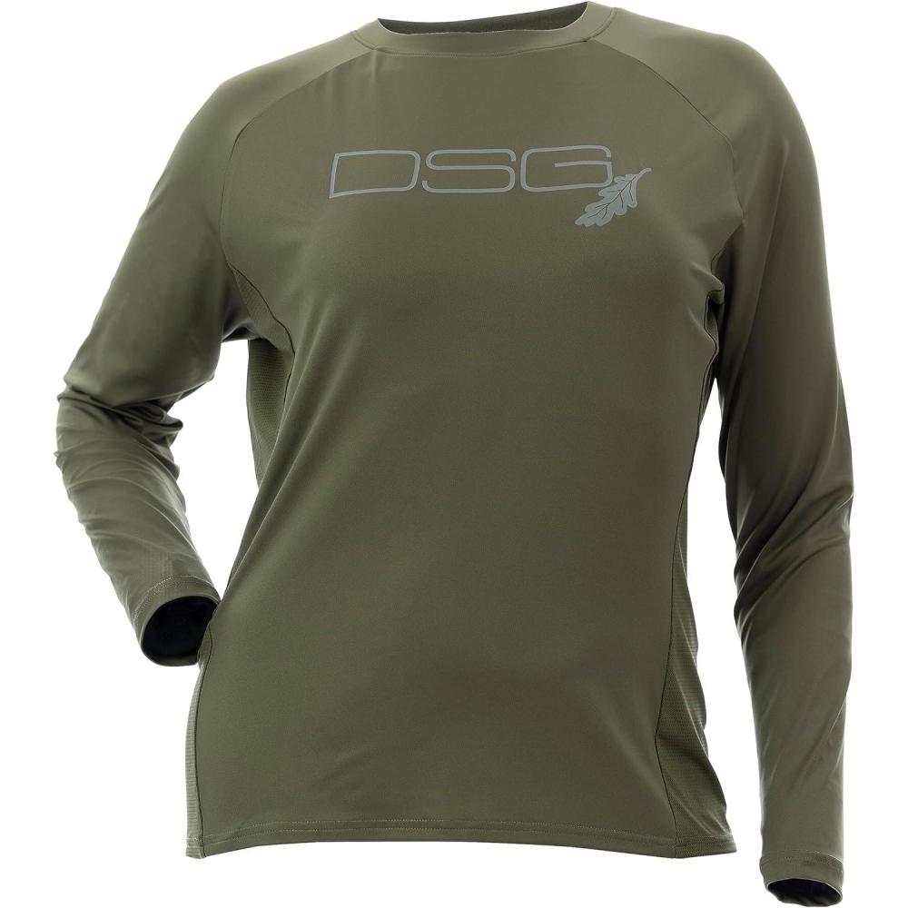 imageDOING SOMETHING GREAT Womens Ultra Lightweight Hunting Shirts  Moisture Wicking Quick Dry UPF 50 ProtectionOlive