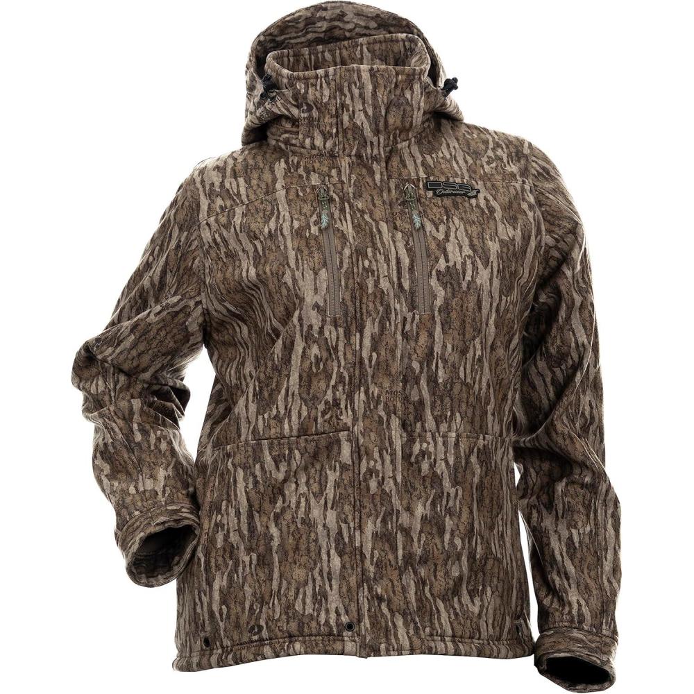 imageDSG Outerwear Womens Ava 30 3in1 Camouflage Hunting Jacket with Scent Control Waterproof Pockets ampamp Removable HoodMossy Oak Bottomland New 30