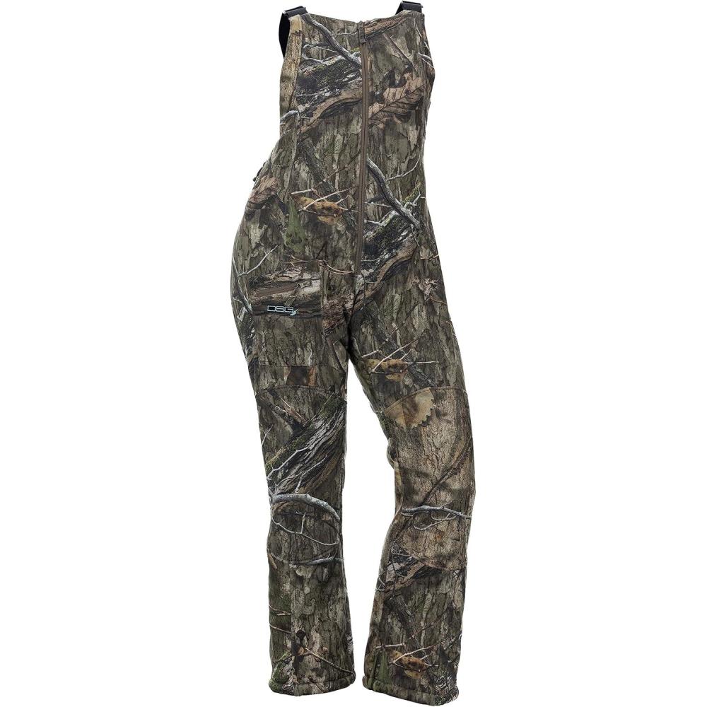 imageDSG Outerwear Womens Breanna 20 Hunting Bib SherpaLined DWR Treated Drop Seat Adjustable InseamMo Country Dna
