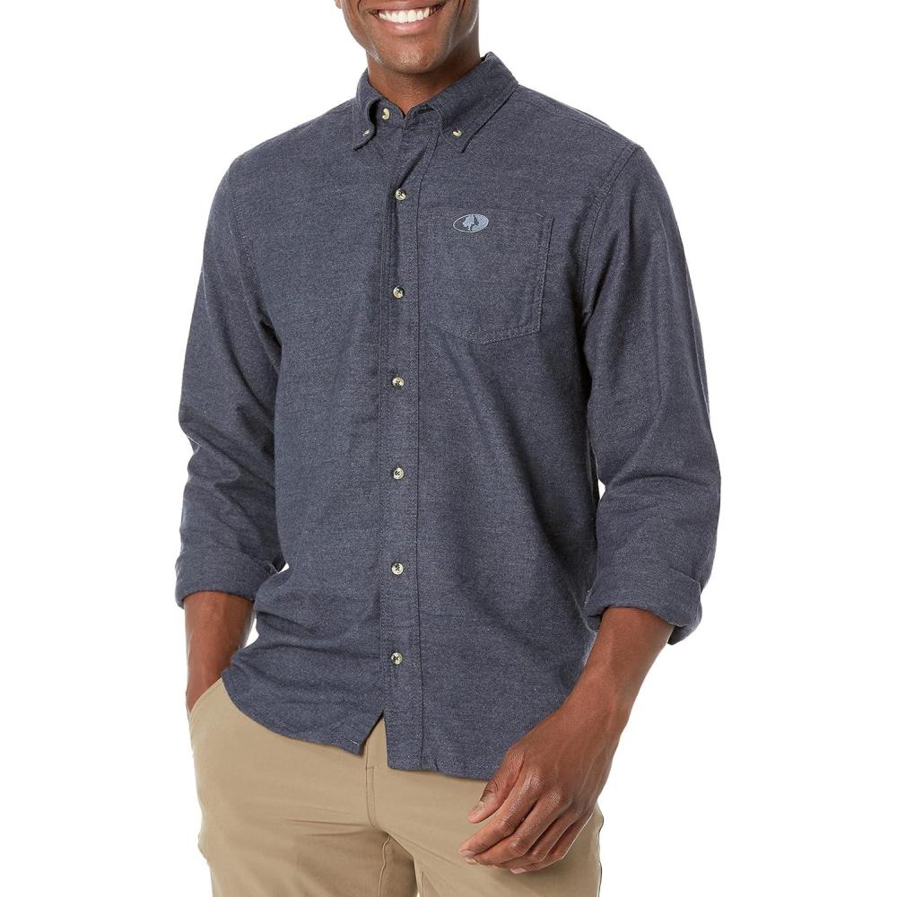 imageFlannel Shirt for Men Long Sleeve Mens Flannel ShirtsDress Blue